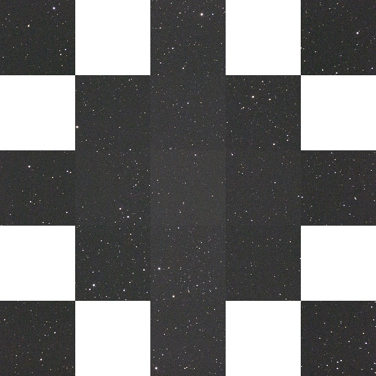 FSQ + フラットナー1.01x 使用時の星像