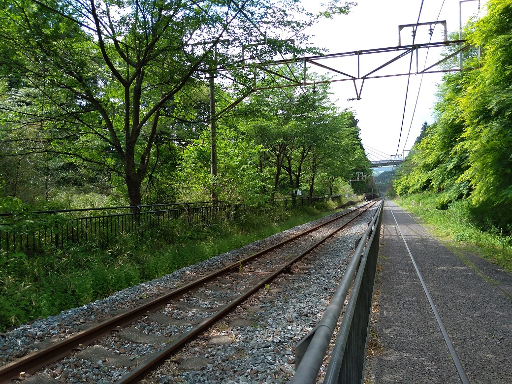 とうげの湯までの路線